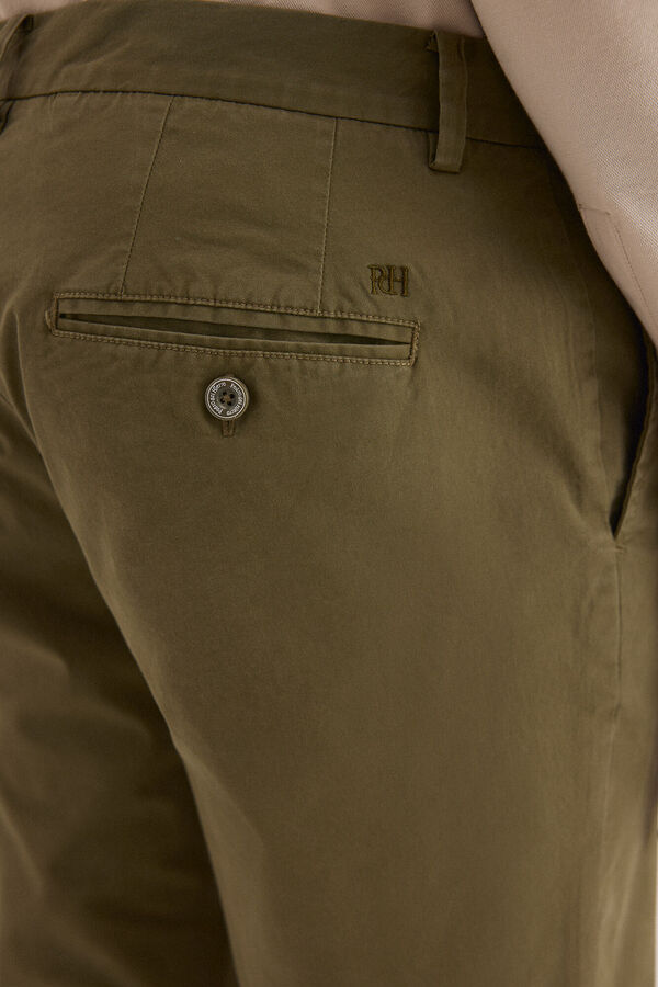 Pedro del Hierro Bermuda chino regular Verde