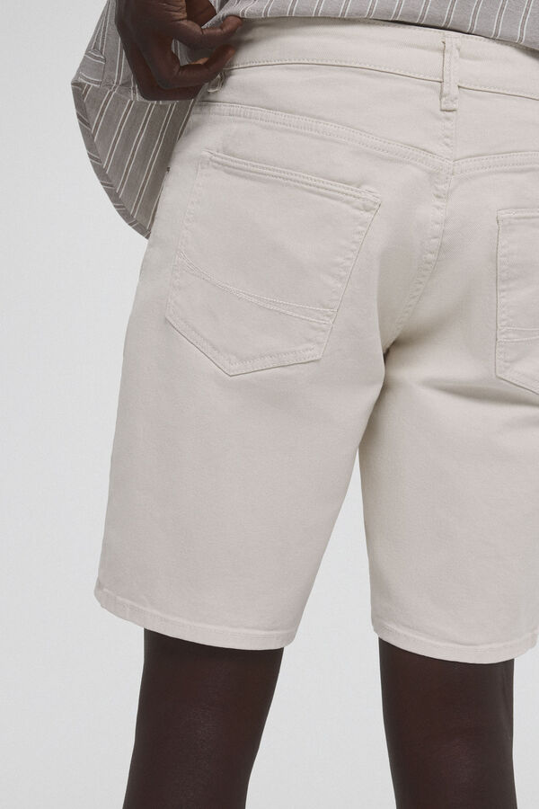 Pedro del Hierro Bermuda denim cor Beige