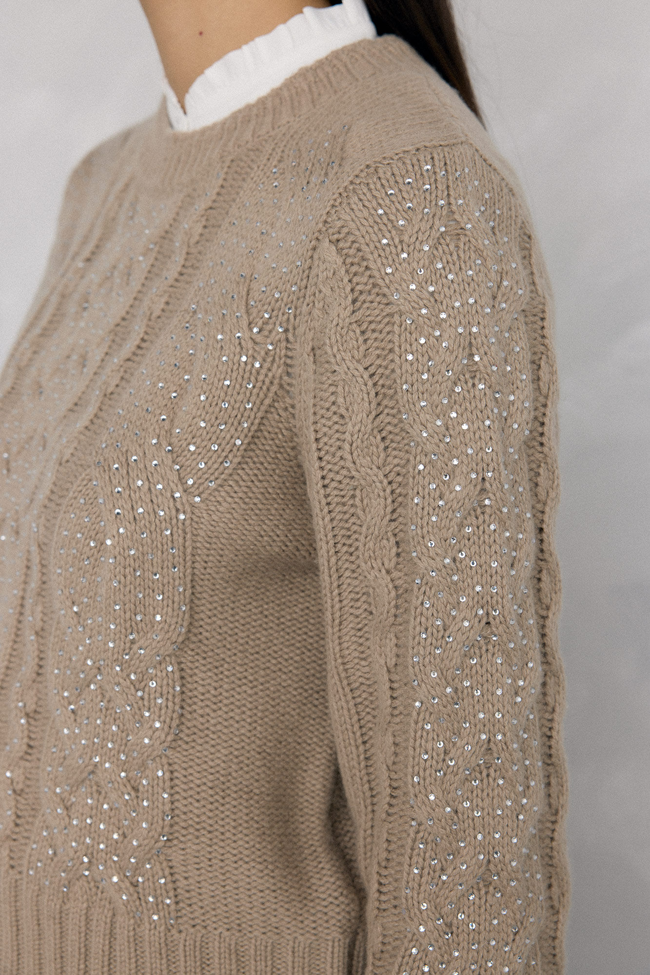 Pedro del Hierro Jersey de ochos tachas brillo