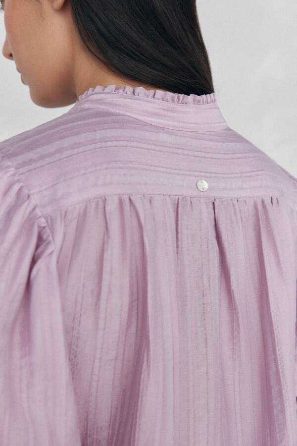 Pedro del Hierro Blusa amplia lisa Morado