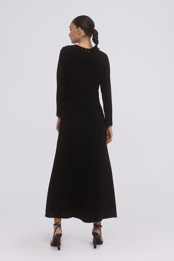 Pedro del Hierro Vestido midi preto Preto