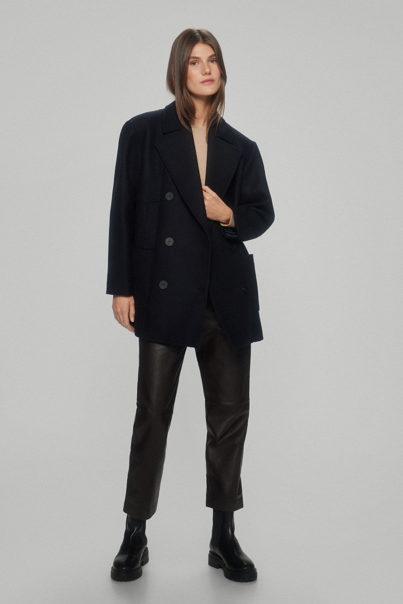 TFP by Tamara Falc&oacute; Abrigo oversize marinero