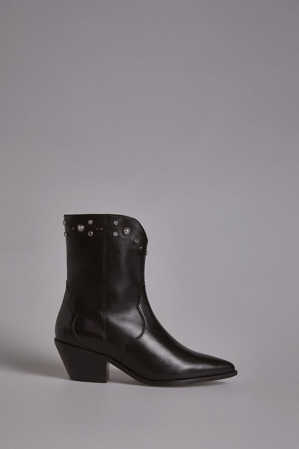 Pedro del Hierro Bota biker negra Negro