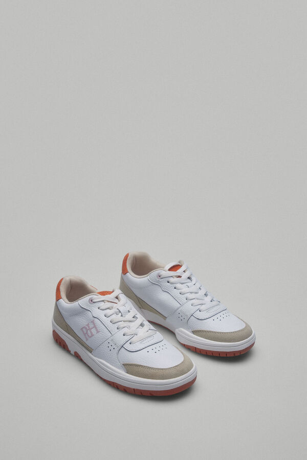 Pedro del Hierro Sapatilha urban logo Ecru