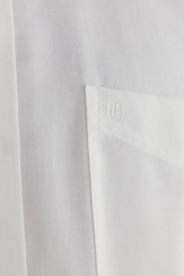 Pedro del Hierro Camisa de manga curta que n&atilde;o precisa passar Branco