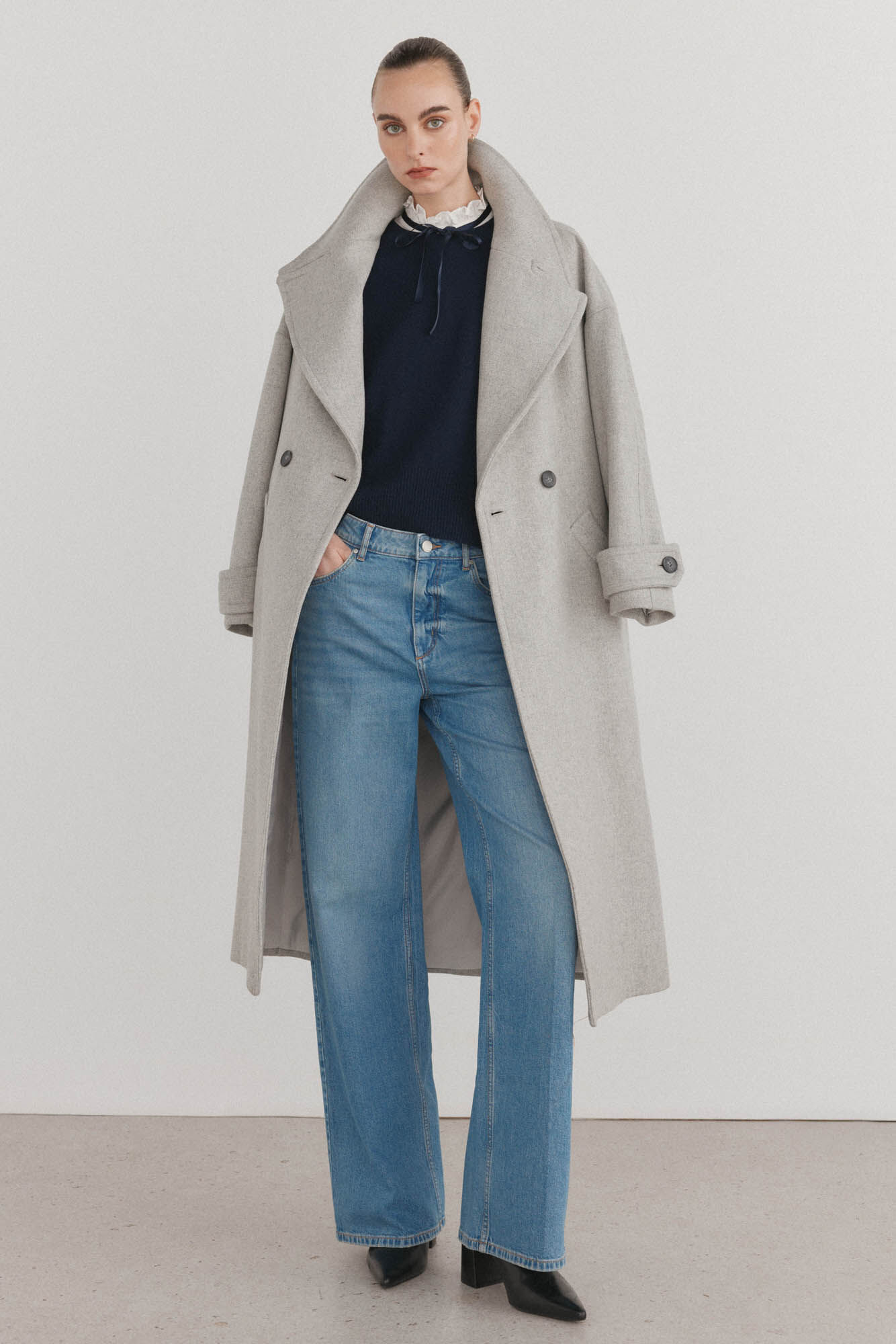 TFP by Tamara Falc&oacute; Abrigo solapa recto