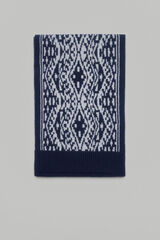 Pedro del Hierro Cachecol de malha jacquard Azul