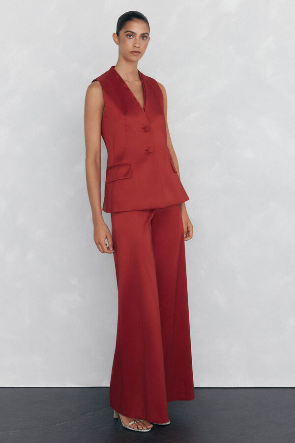 Pedro del Hierro Chaleco rojo Rojo