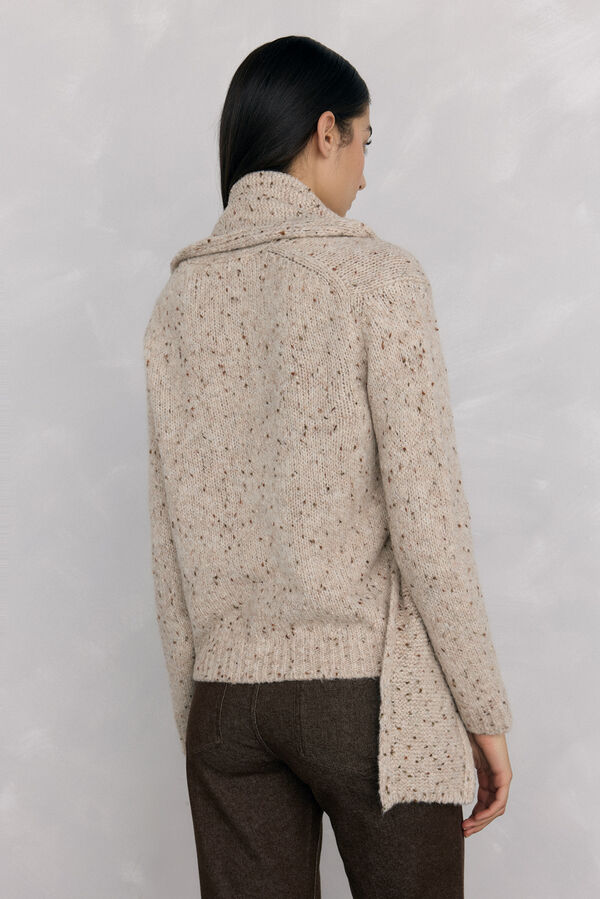 Pedro del Hierro Cachecol de camisola de fantasia Ecru