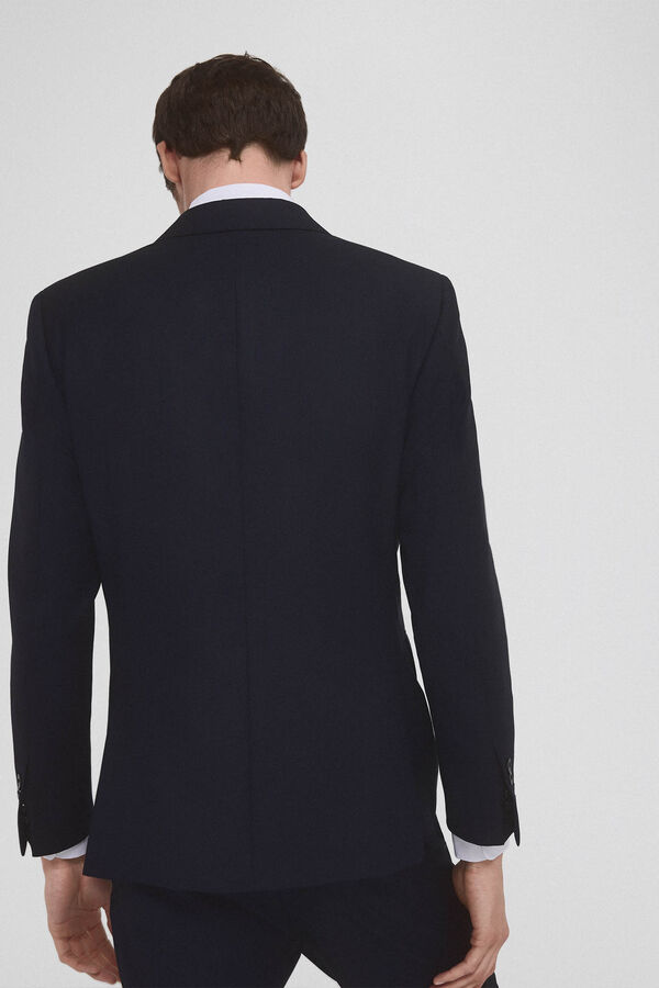 Pedro del Hierro Americana de traje tejido ojo de perdiz Azul