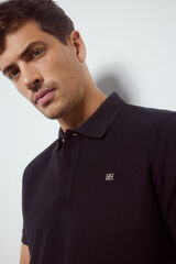Pedro del Hierro Polo b&aacute;sico Negro