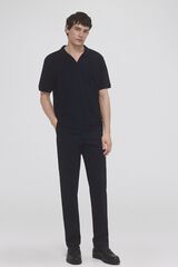 Pedro del Hierro Polo piqu&eacute; tencel Azul