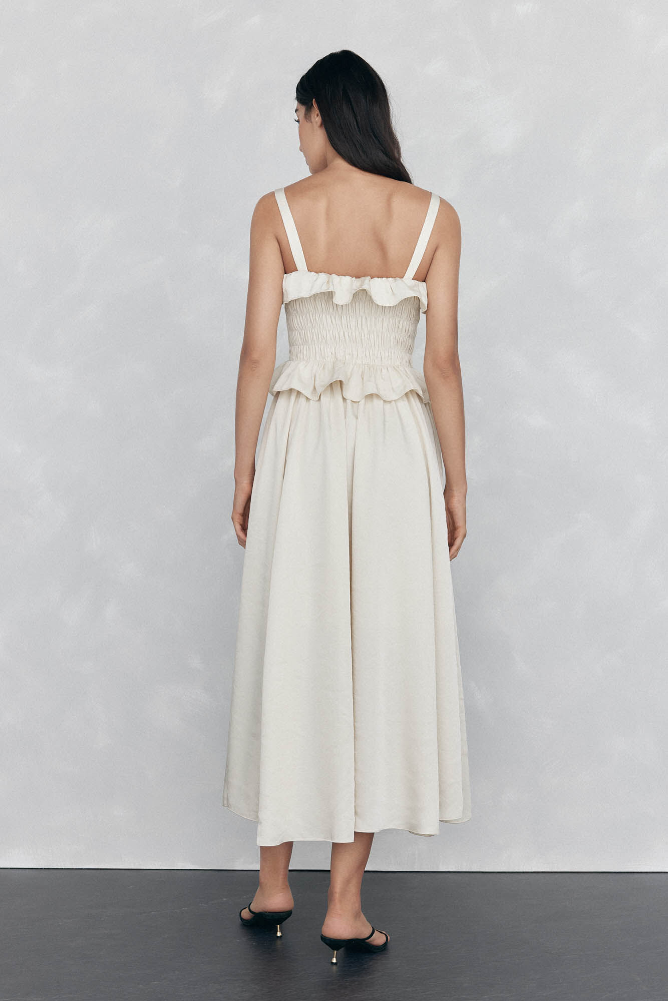 Pedro del Hierro Vestido emborrachado com babados