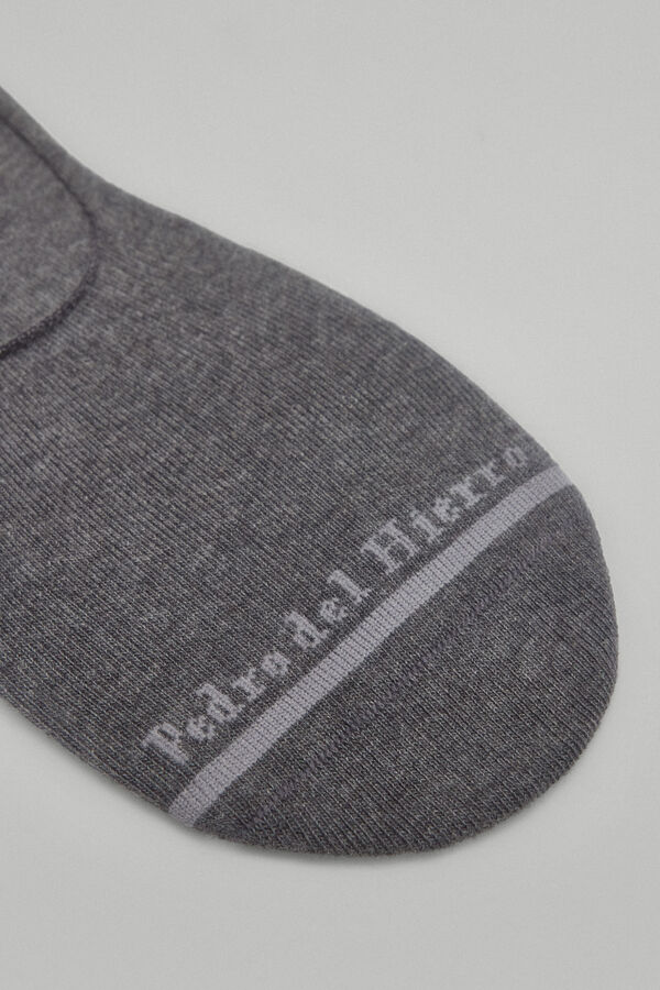 Pedro del Hierro Calcetin invisible liso Gris