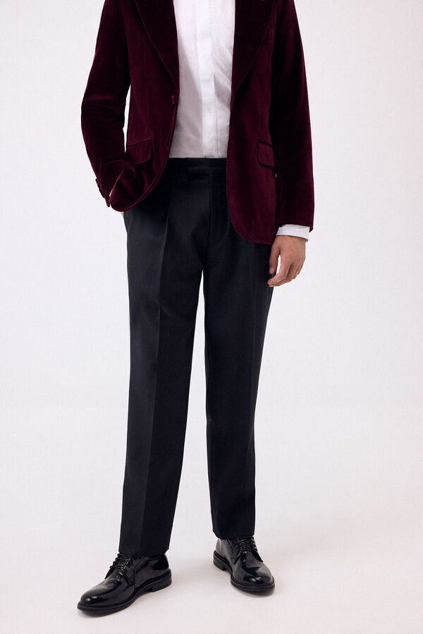 Pedro del Hierro Pantal&oacute;n pinzas going out Negro