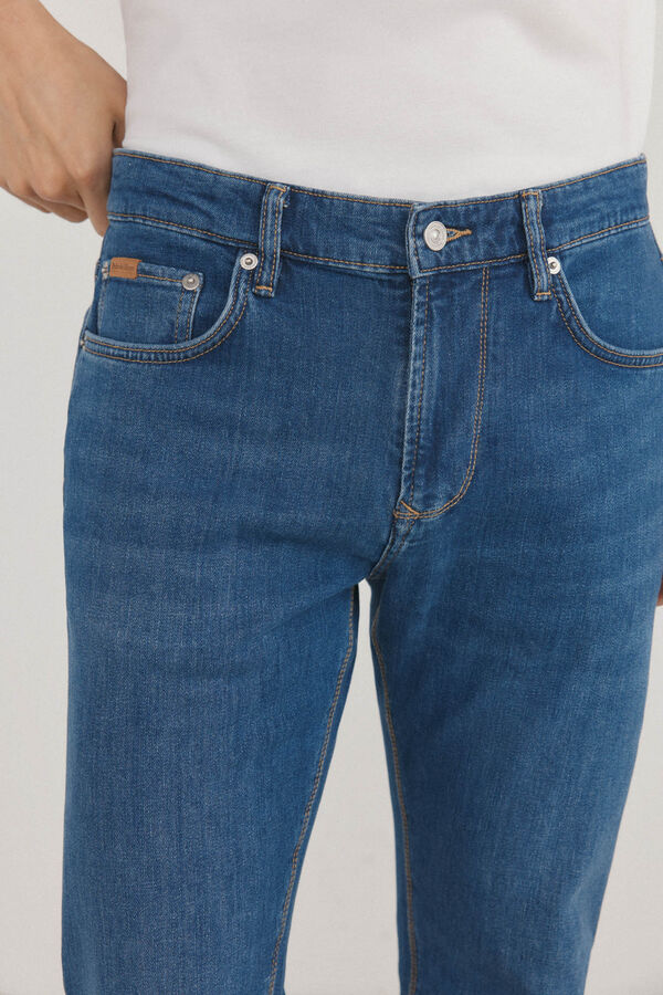 Pedro del Hierro Pantal&oacute;n vaquero summer flex slim fit Azul