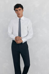 Pedro del Hierro Camisa com abotoaduras, n&atilde;o passa a ferro e &eacute; resistente a manchas Branco