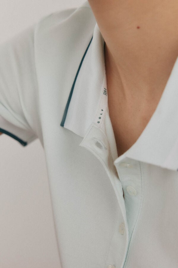 Pedro del Hierro Polo b&aacute;sico golf Turquesa