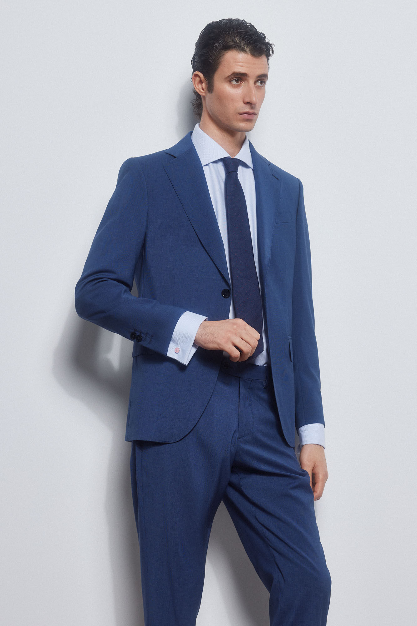 Pedro del Hierro Blazer azul slim fit