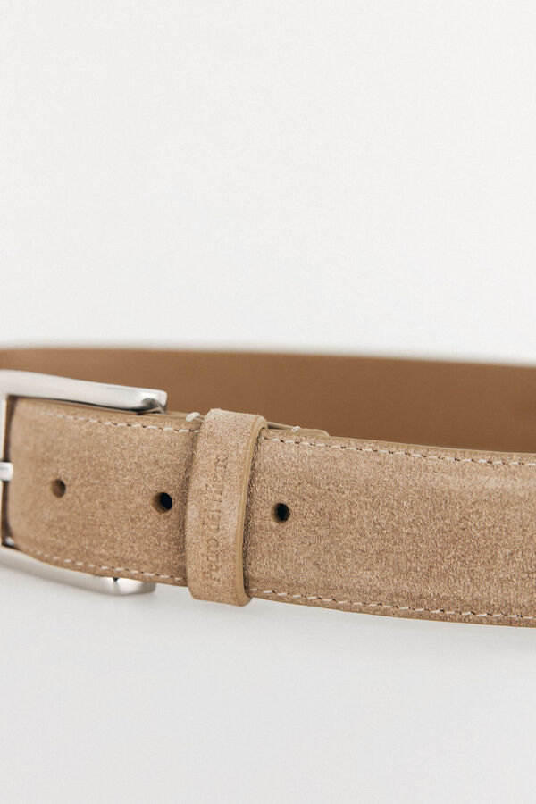 Pedro del Hierro Cintur&oacute;n piel sport Gris