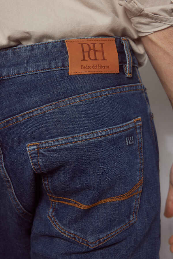 Pedro del Hierro Cal&ccedil;as de ganga premium flex regular fit Azul