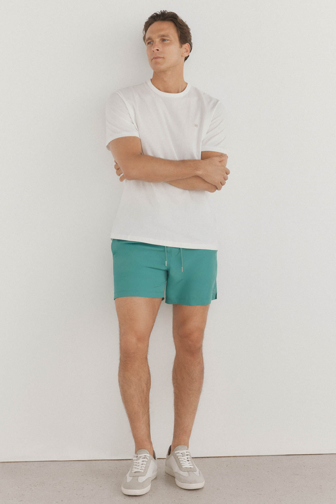 Pedro del Hierro Fato de banho liso b&aacute;sico 