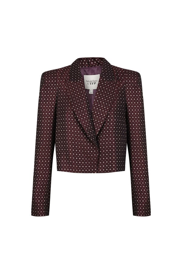 TFP by Tamara Falc&oacute; Blazer fantasia Amarelo
