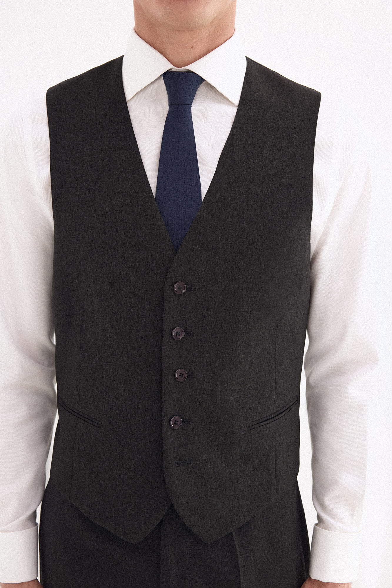 Pedro del Hierro Chaleco tailored liso