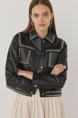 Pedro del Hierro Jaqueta cravejada Preto