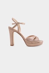 Pedro del Hierro Sand&aacute;lia salto multitiras Marrom