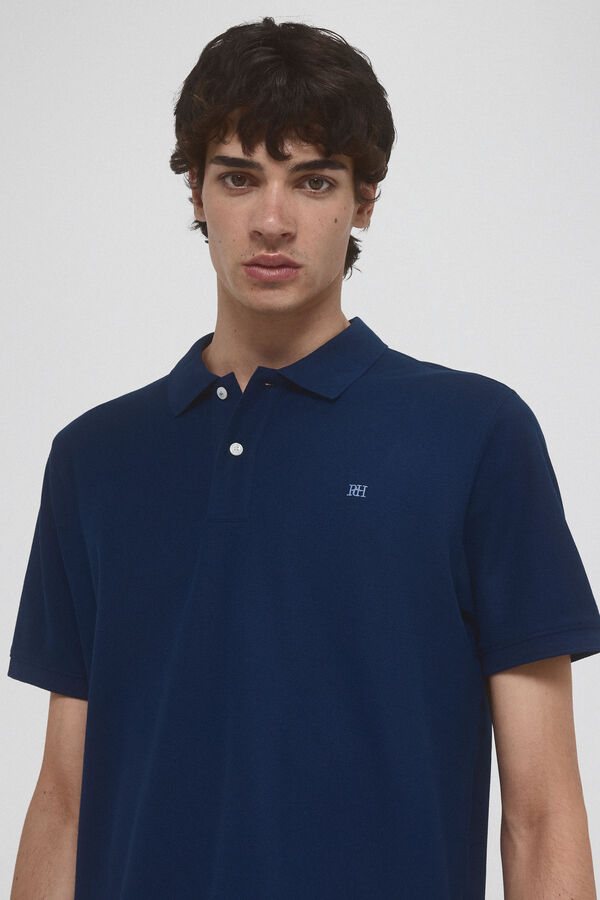 Pedro del Hierro Polo b&aacute;sico  Azul