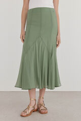 Pedro del Hierro Saia longa evas&ecirc; Verde
