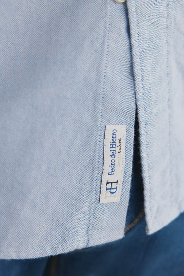 Pedro del Hierro Camisa iconic oxford liso Azul