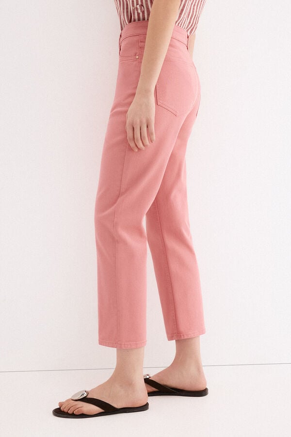 Pedro del Hierro Jeans reto capri b&aacute;sico Coral