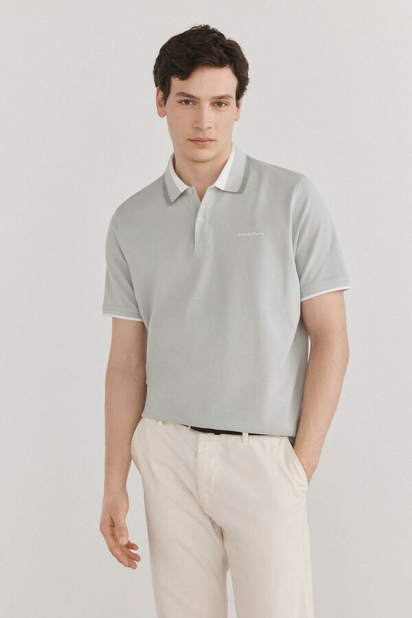 Pedro del Hierro Polo gola fantasia Verde