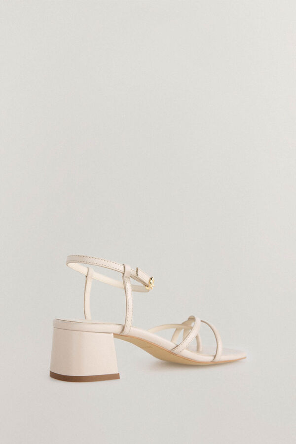 Pedro del Hierro Sandalia tac&oacute;n medio Blanco