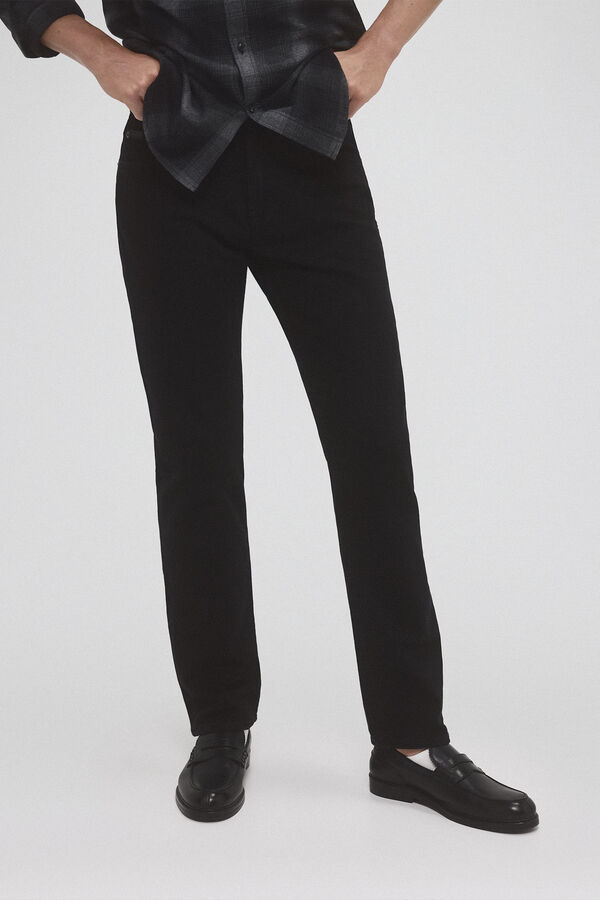 Pedro del Hierro Cal&ccedil;as de ganga premium flex regular fit Preto