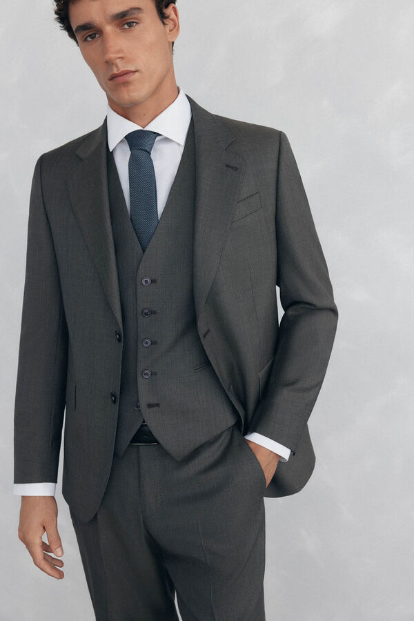 Pedro del Hierro Americana tostado slim fit Gris