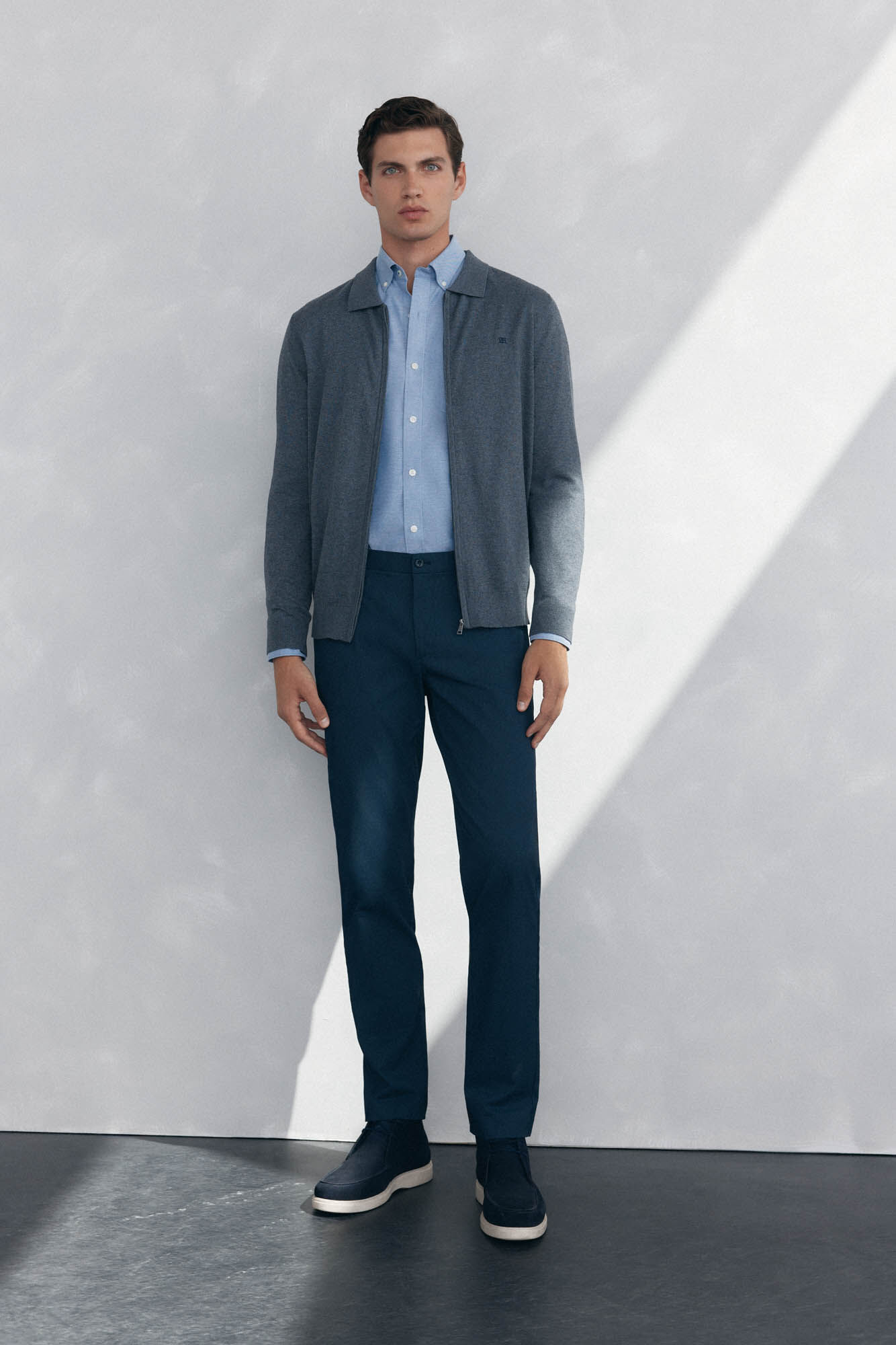Pedro del Hierro Cal&ccedil;a cal&ccedil;as chino com estampa slim fit