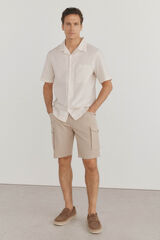 Pedro del Hierro Bermudas cargo Beige