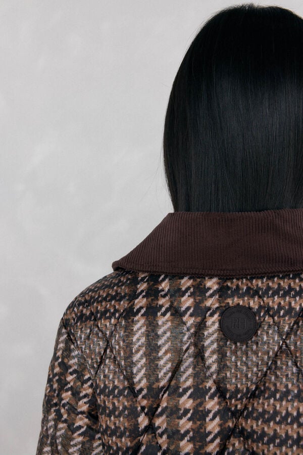 Pedro del Hierro Ultralight corto estampado Marr&oacute;n