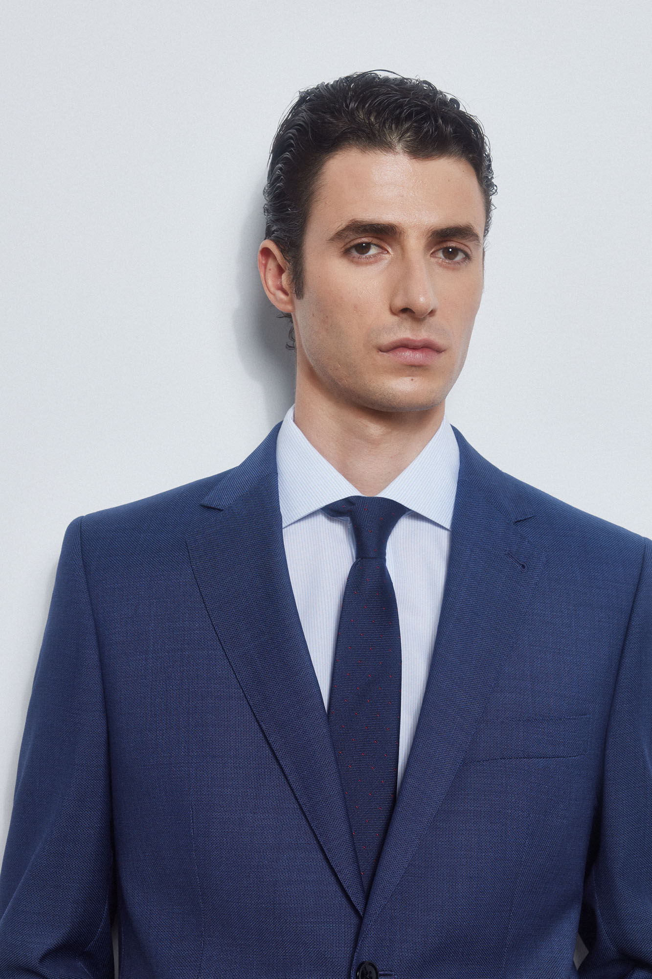 Pedro del Hierro Blazer azul tailored fit