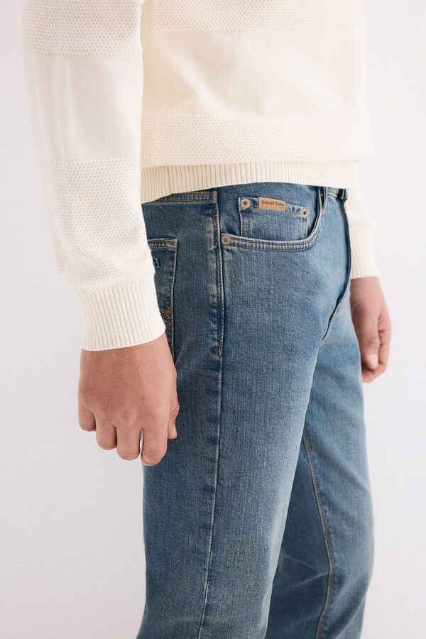 Pedro del Hierro Pantal&oacute;n vaquero slim fit Azul