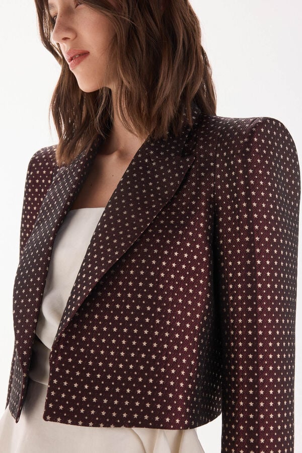 TFP by Tamara Falc&oacute; Blazer fantasia Amarelo