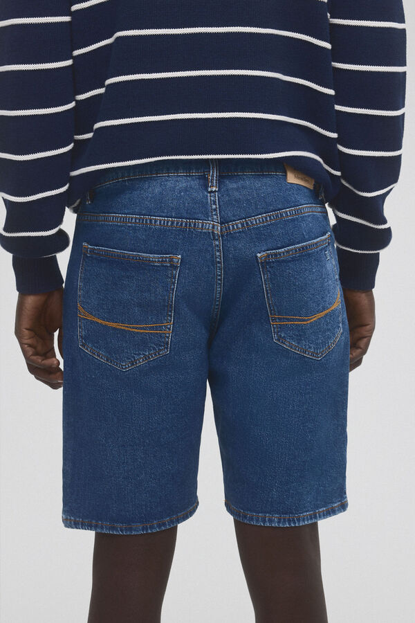 Pedro del Hierro Bermuda vaquera super ligera Azul