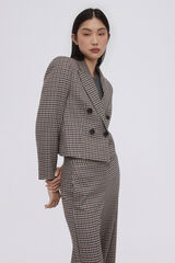 Pedro del Hierro Blazer curto trespassado Azul