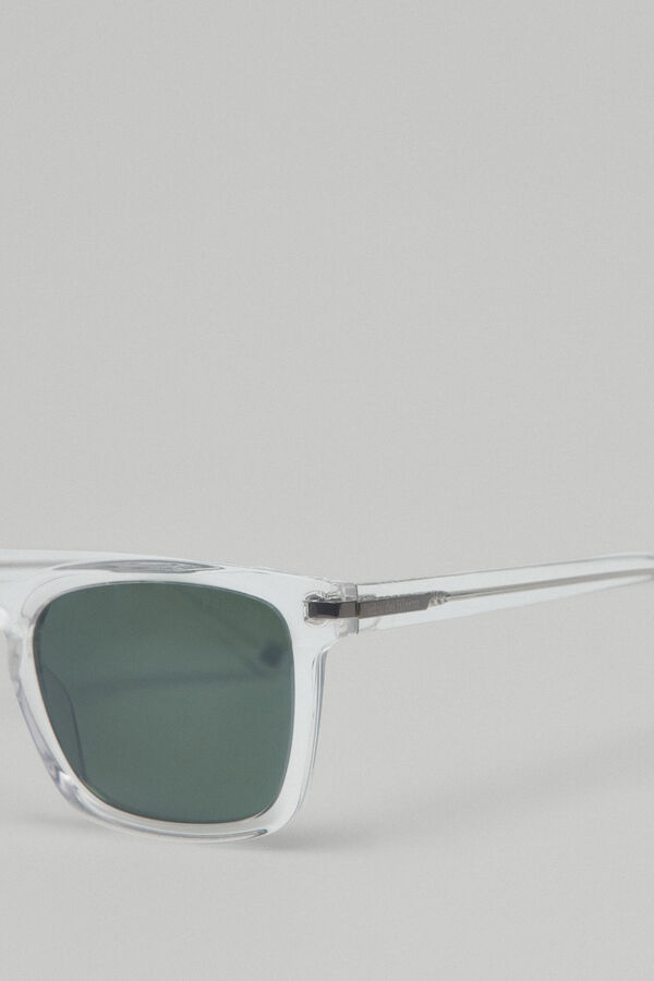 Pedro del Hierro Gafas pasta rectangular Blanco