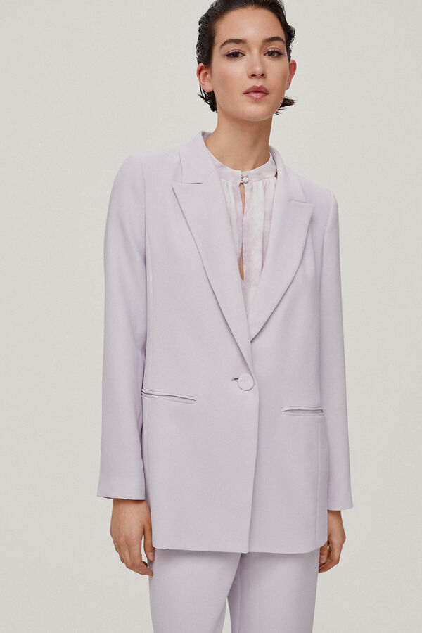 TFP by Tamara Falcó Amparo Blazer cuello solapa Morado