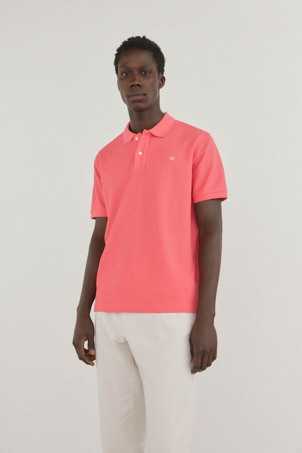 Pedro del Hierro Polo b&aacute;sico piqu&eacute; Coral
