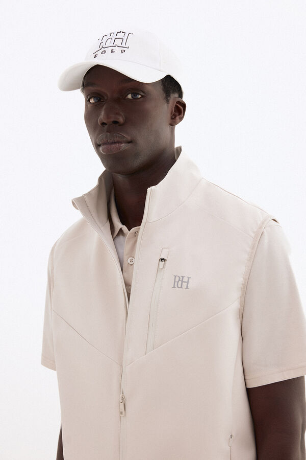 Pedro del Hierro Colete liso golf Beige
